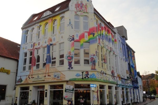 Historisches Haus Coliniale in der Brunnenstraße in Leer